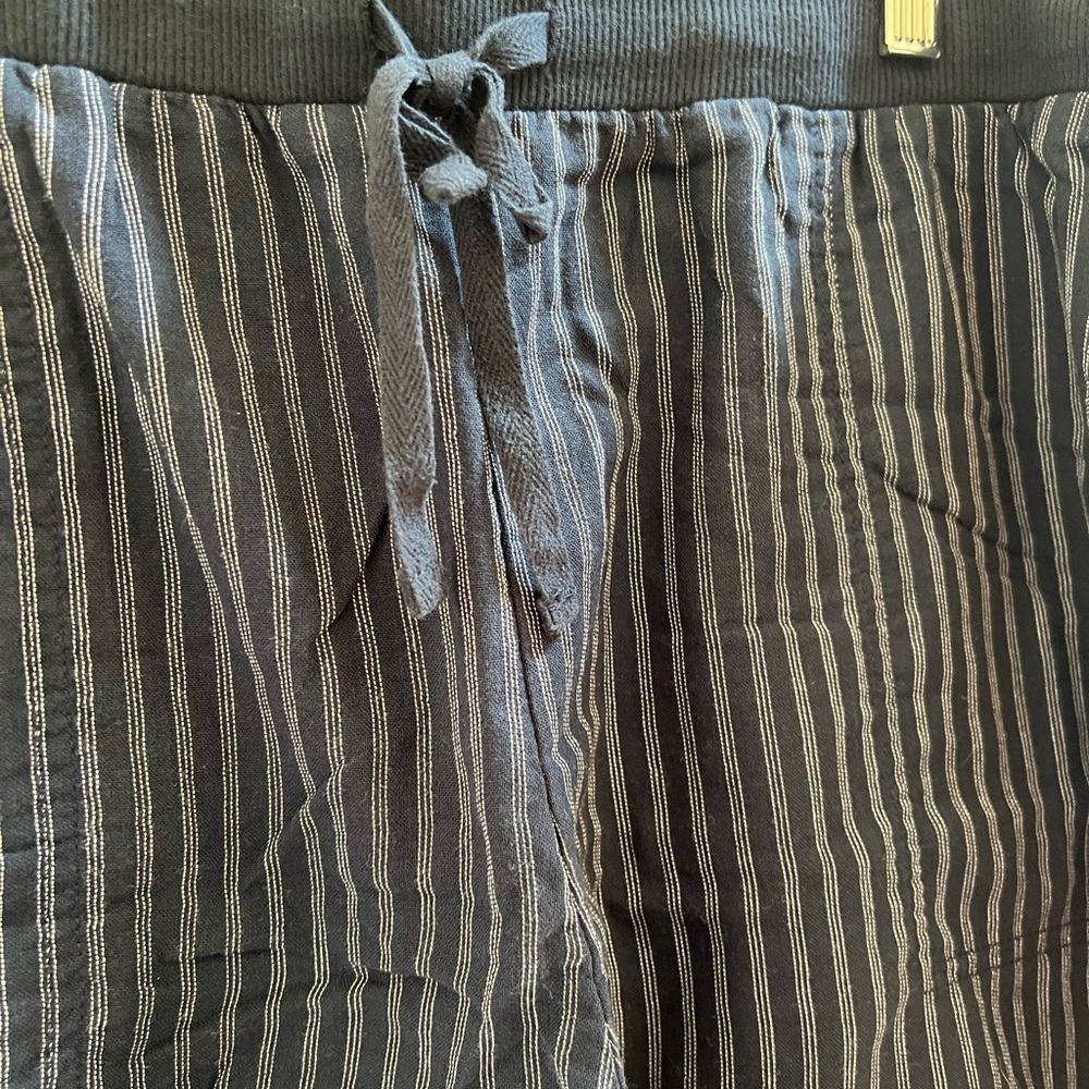 J. Jill Blue and White Shorts with Striped Design - Size XL - Picture 4 of 8